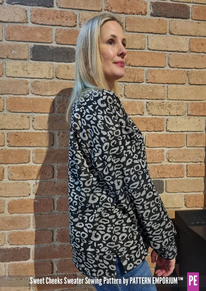 Sweet Cheeks | Roomy Sweater Sewing Pattern