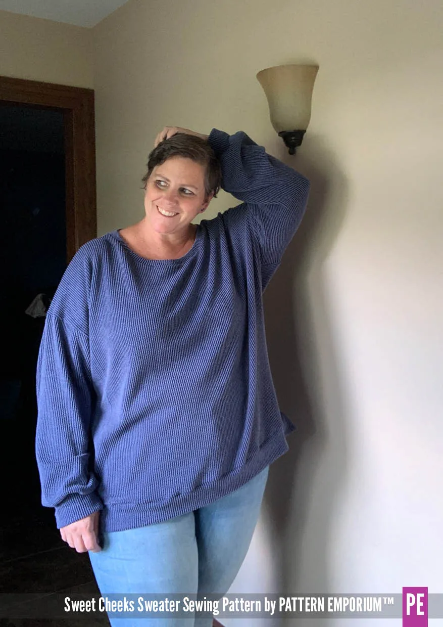 Sweet Cheeks | Roomy Sweater Sewing Pattern