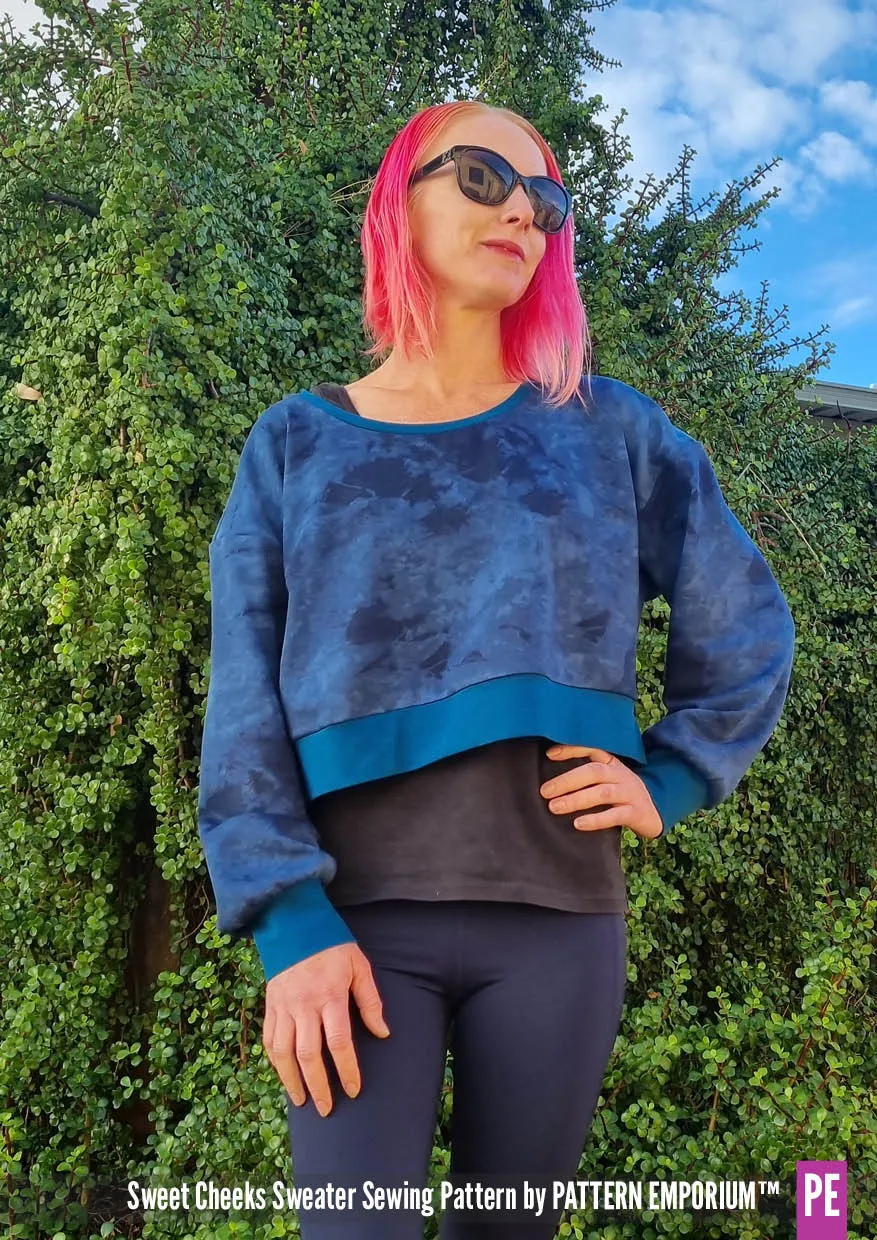 Sweet Cheeks | Roomy Sweater Sewing Pattern