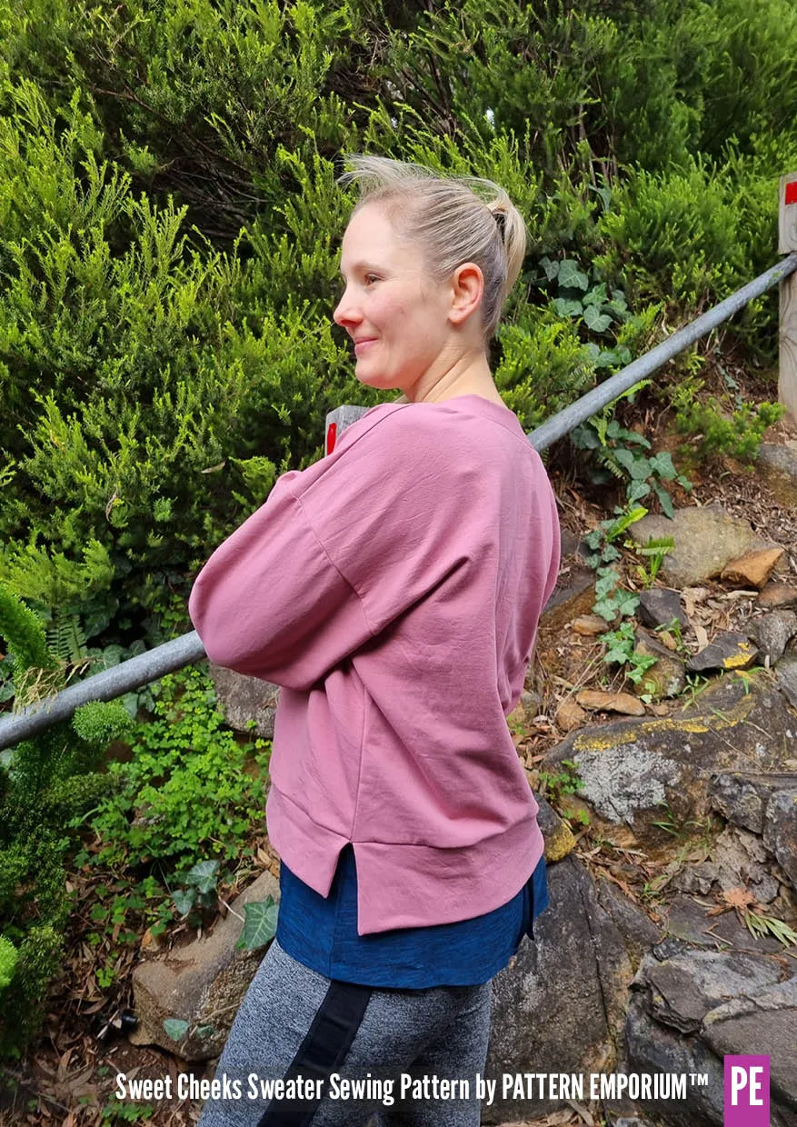 Sweet Cheeks | Roomy Sweater Sewing Pattern