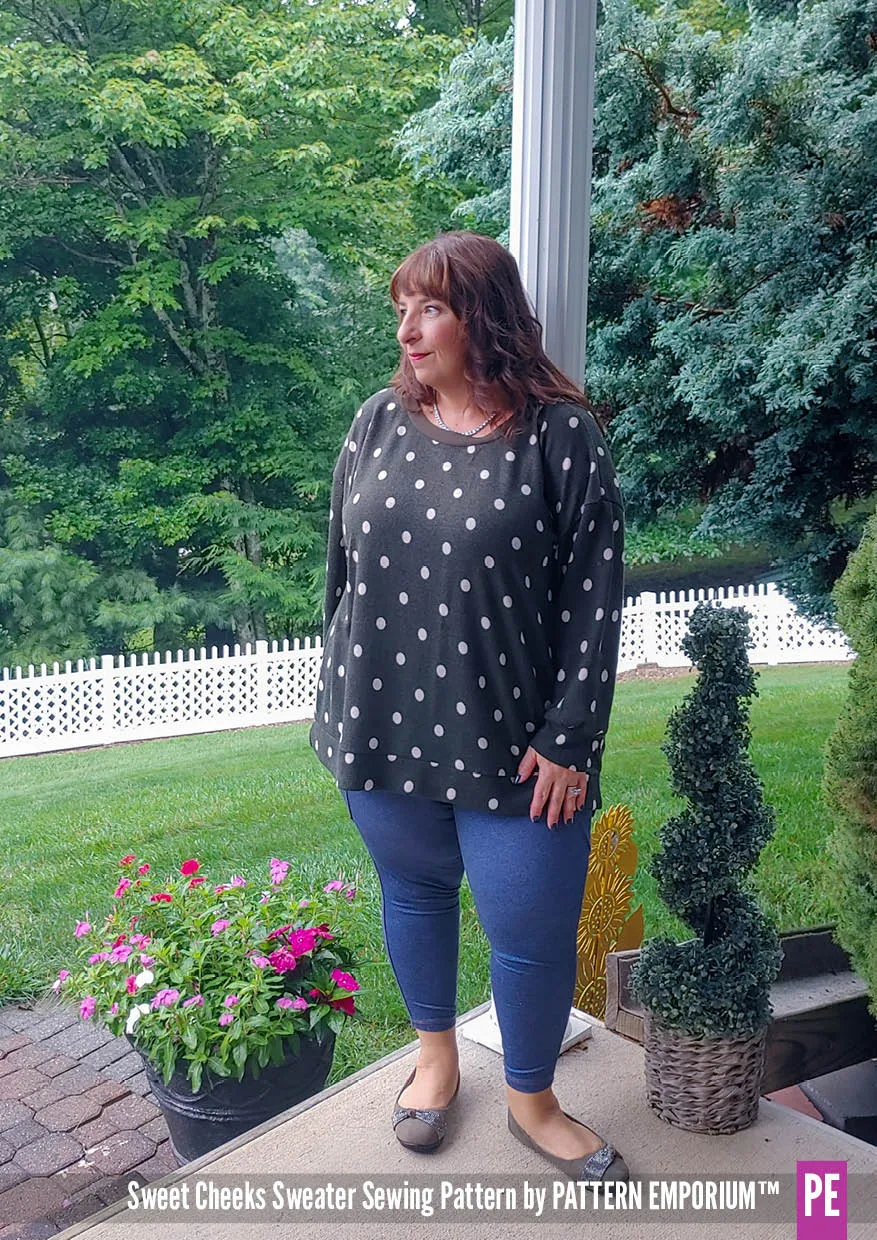 Sweet Cheeks | Roomy Sweater Sewing Pattern