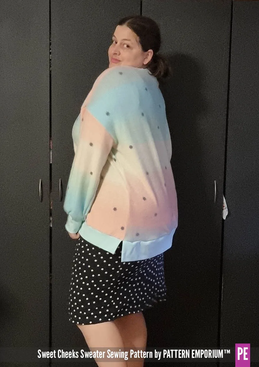 Sweet Cheeks | Roomy Sweater Sewing Pattern