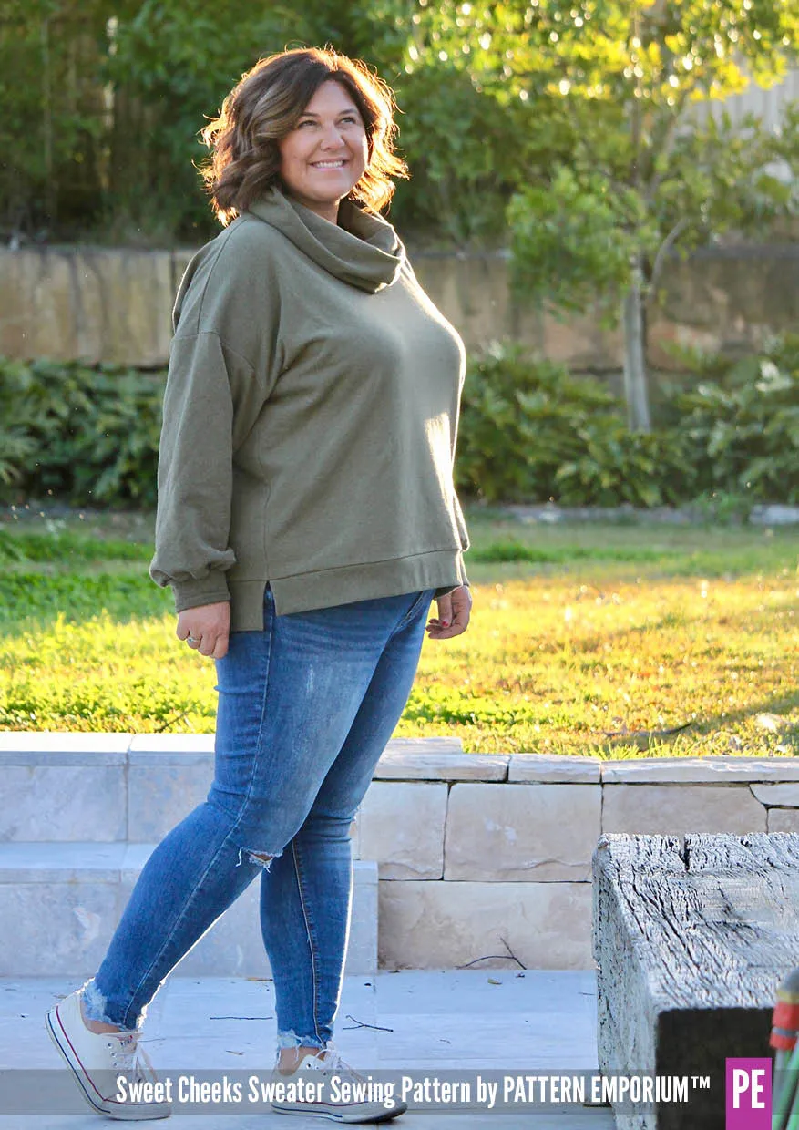 Sweet Cheeks | Roomy Sweater Sewing Pattern