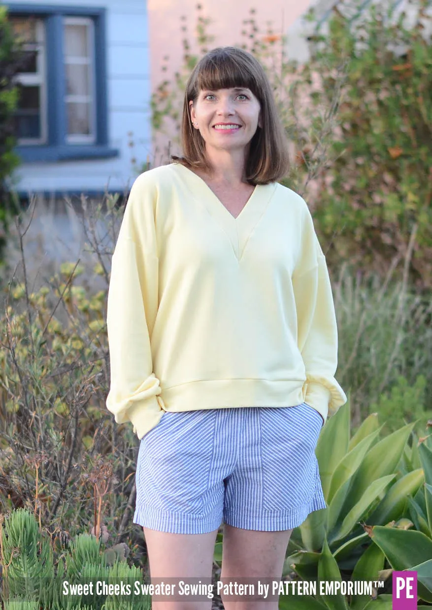 Sweet Cheeks | Roomy Sweater Sewing Pattern