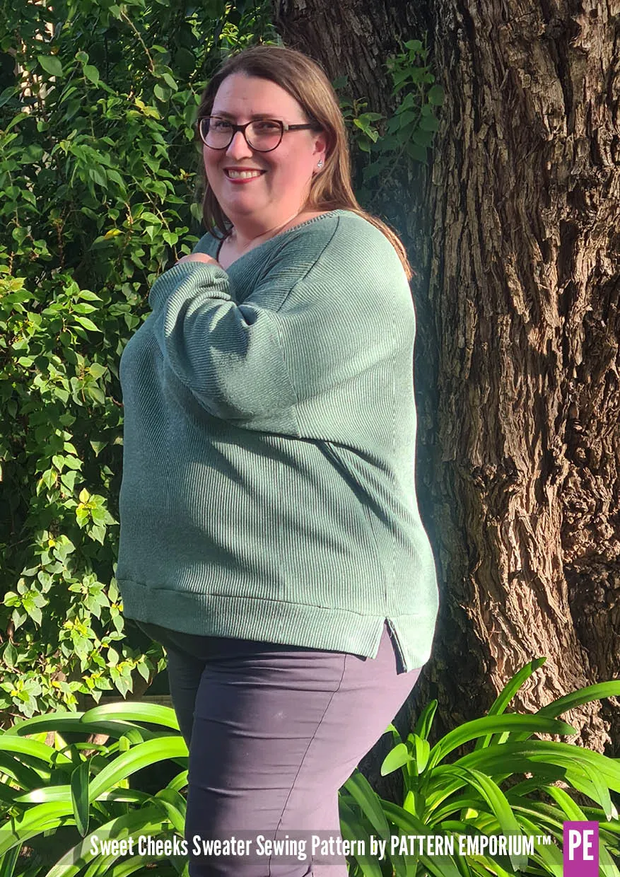 Sweet Cheeks | Roomy Sweater Sewing Pattern