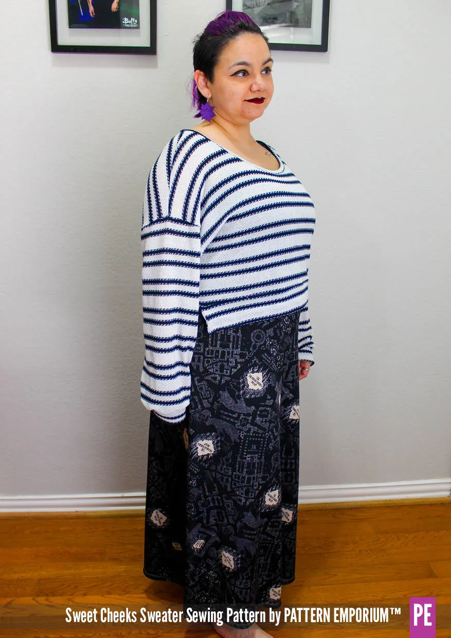 Sweet Cheeks | Roomy Sweater Sewing Pattern