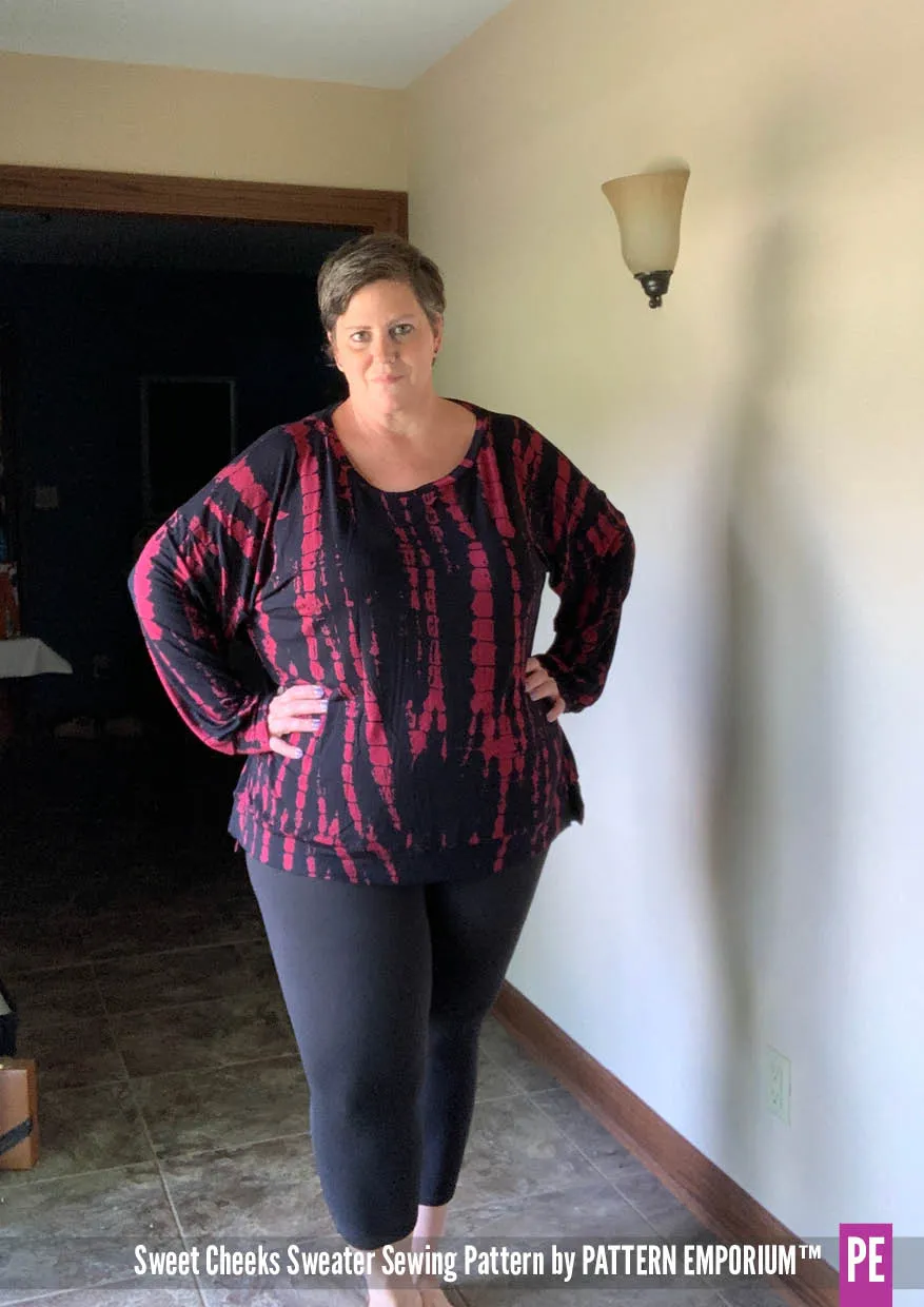 Sweet Cheeks | Roomy Sweater Sewing Pattern