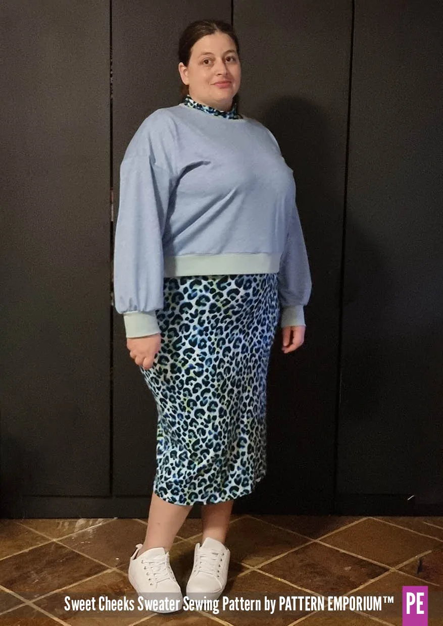 Sweet Cheeks | Roomy Sweater Sewing Pattern