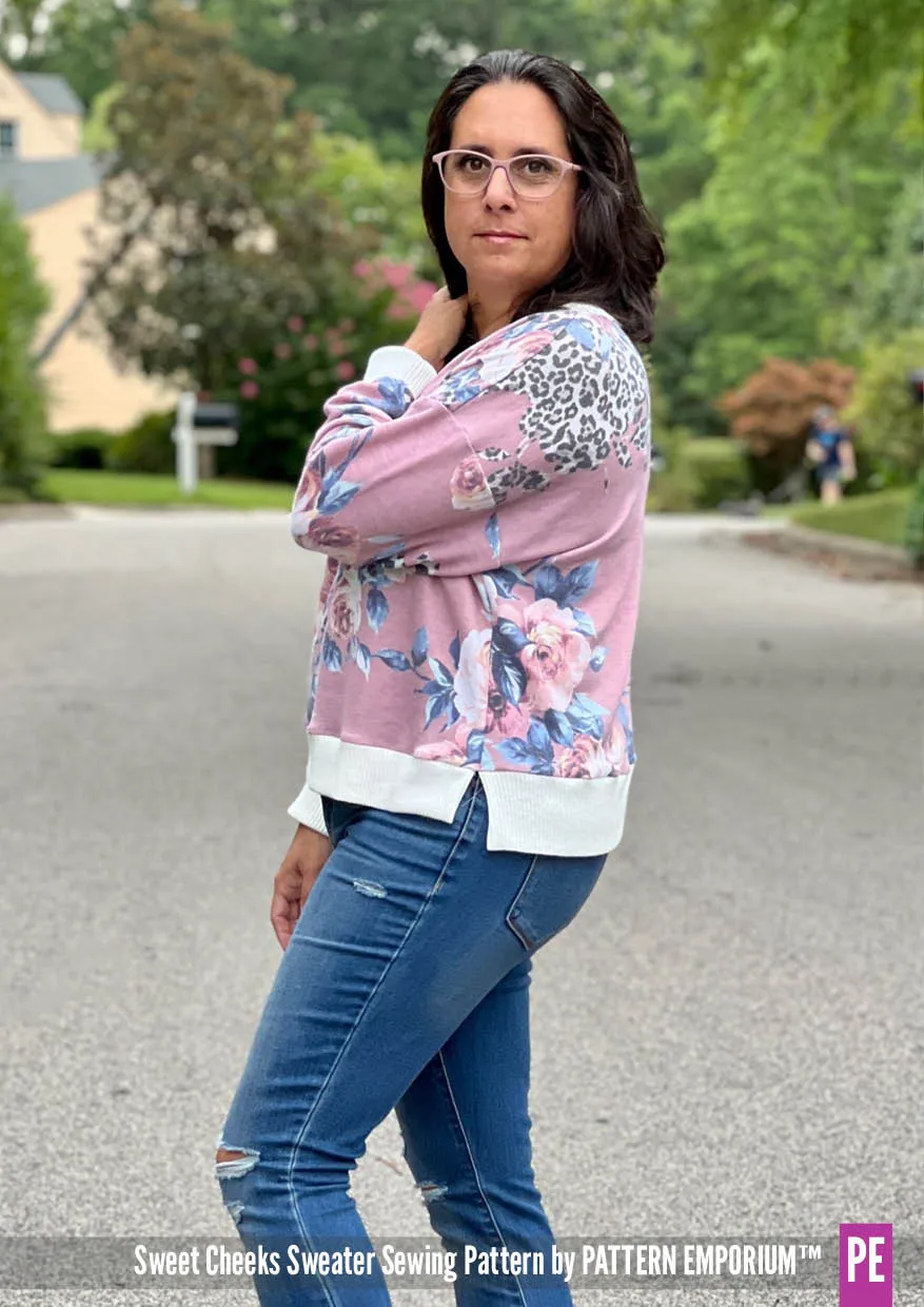 Sweet Cheeks | Roomy Sweater Sewing Pattern