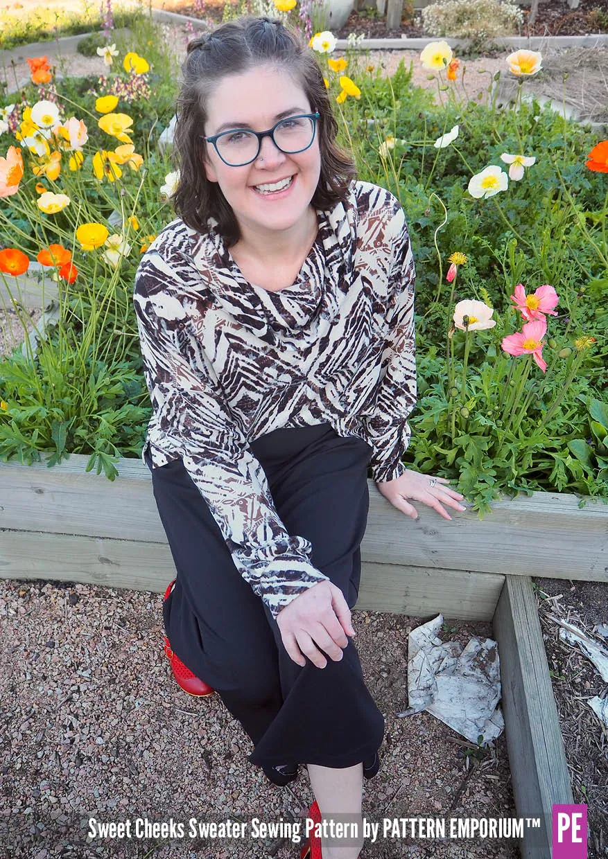 Sweet Cheeks | Roomy Sweater Sewing Pattern