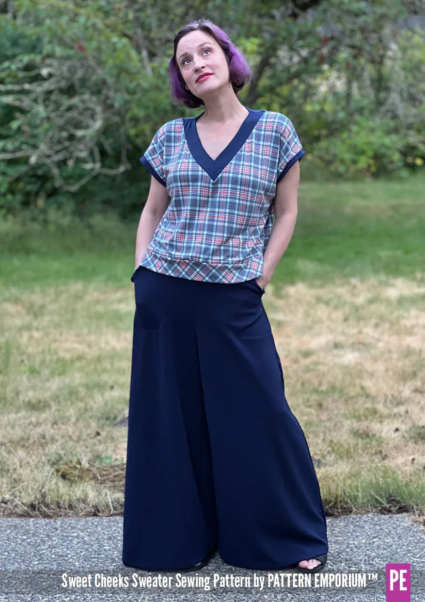 Sweet Cheeks | Roomy Sweater Sewing Pattern
