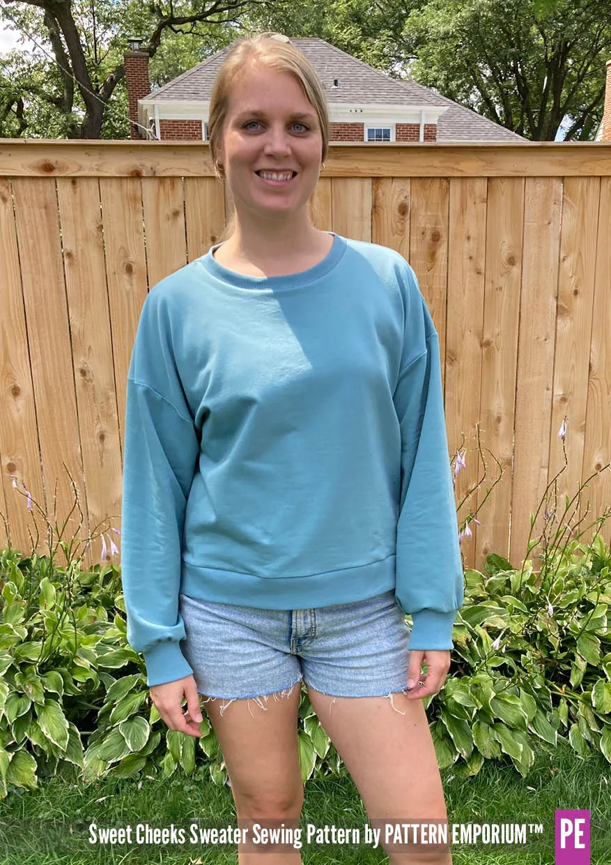 Sweet Cheeks | Roomy Sweater Sewing Pattern