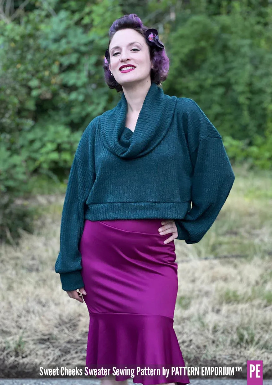 Sweet Cheeks | Roomy Sweater Sewing Pattern