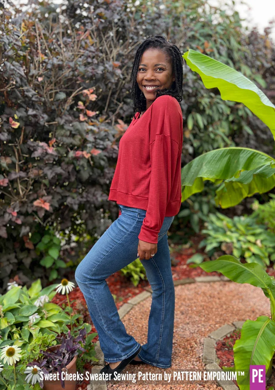 Sweet Cheeks | Roomy Sweater Sewing Pattern