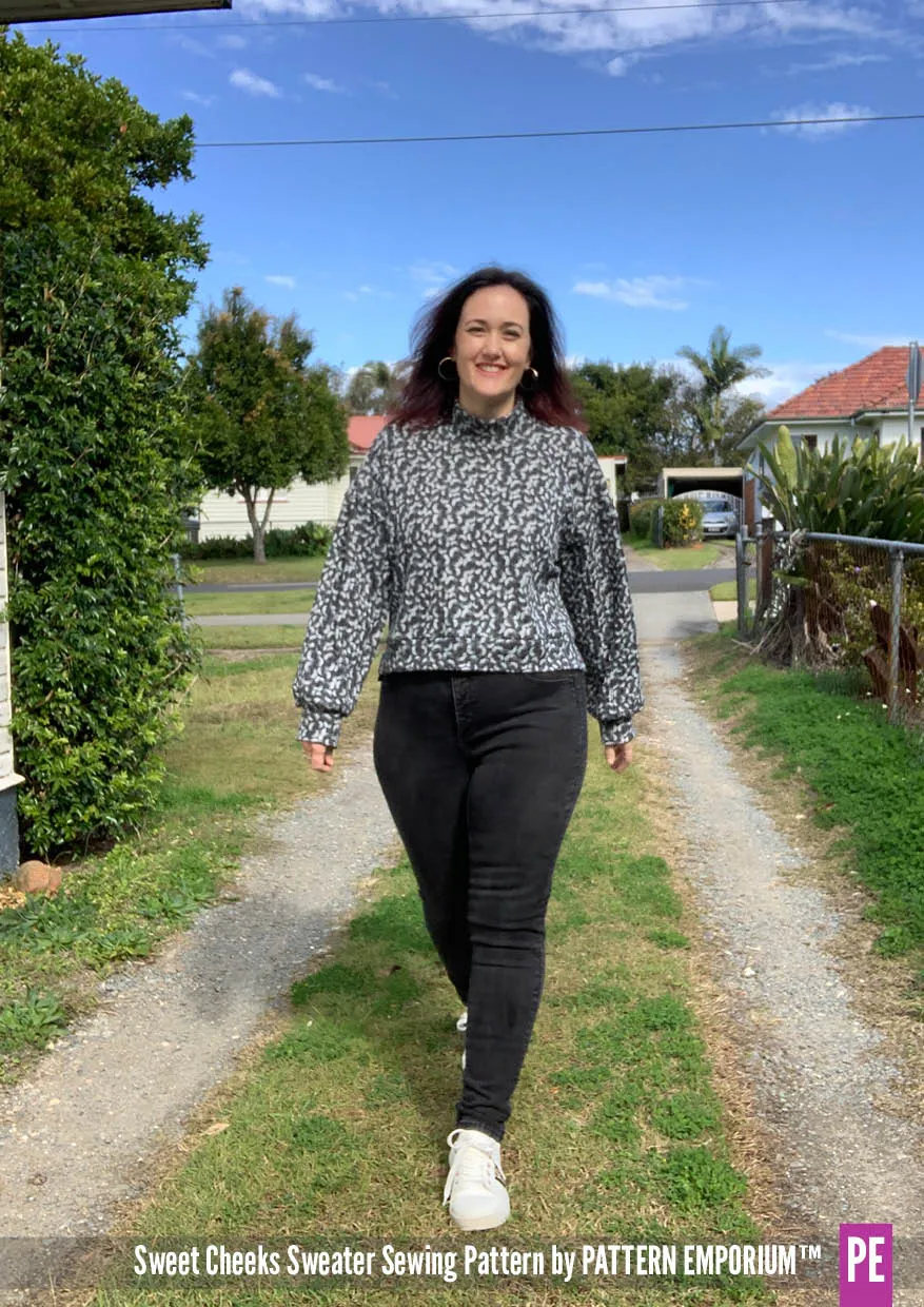 Sweet Cheeks | Roomy Sweater Sewing Pattern