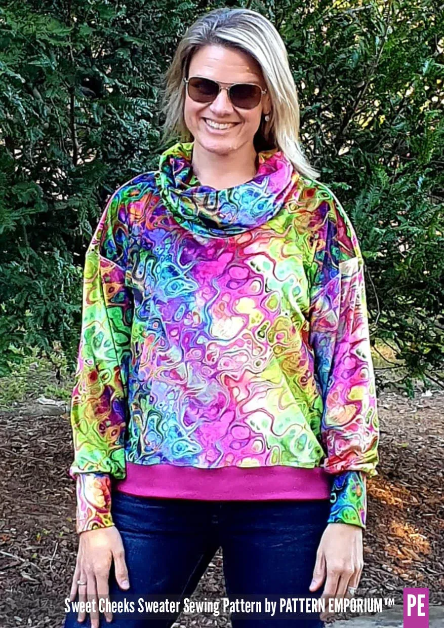 Sweet Cheeks | Roomy Sweater Sewing Pattern