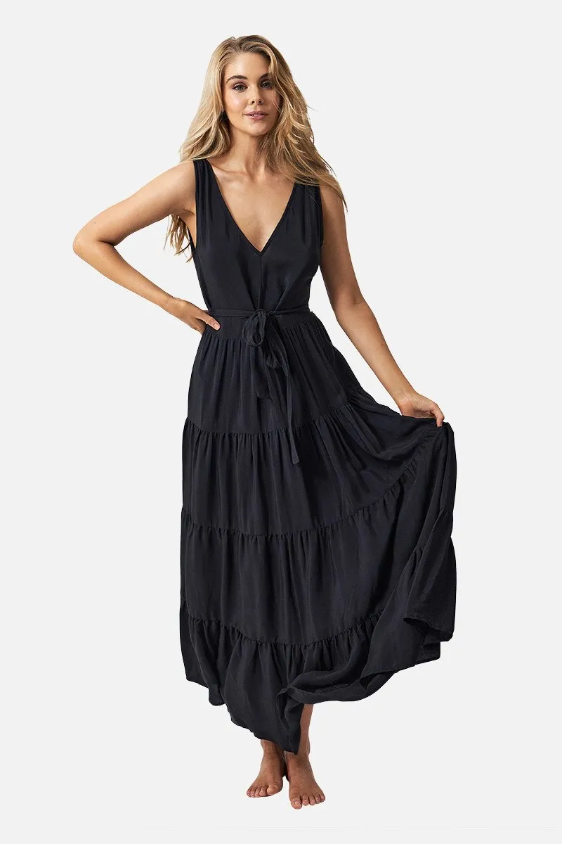 Swing Maxi Dress BLACK
