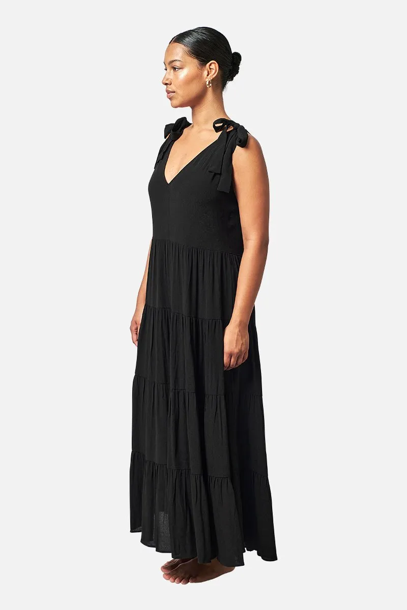 Swing Maxi Dress BLACK