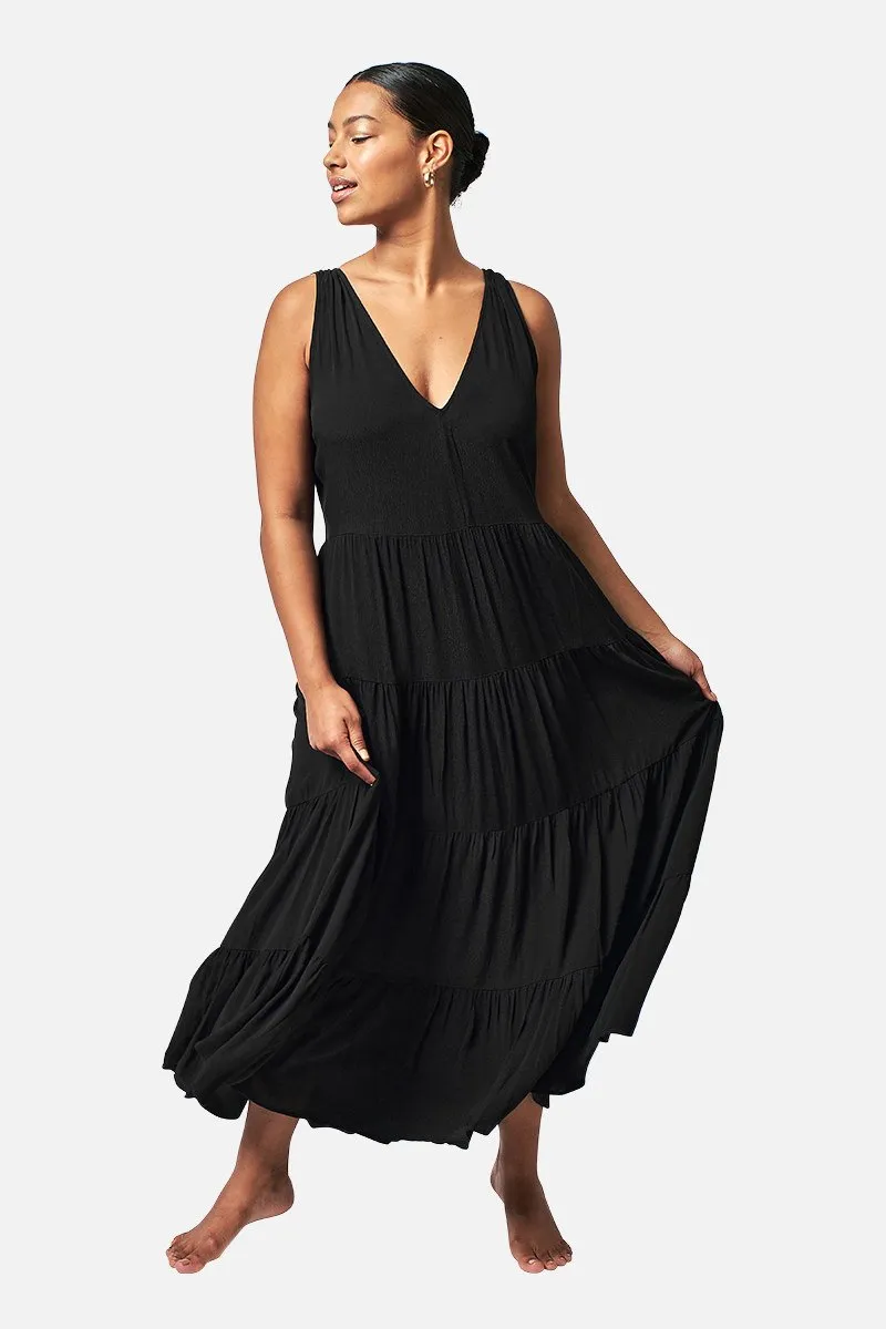 Swing Maxi Dress BLACK