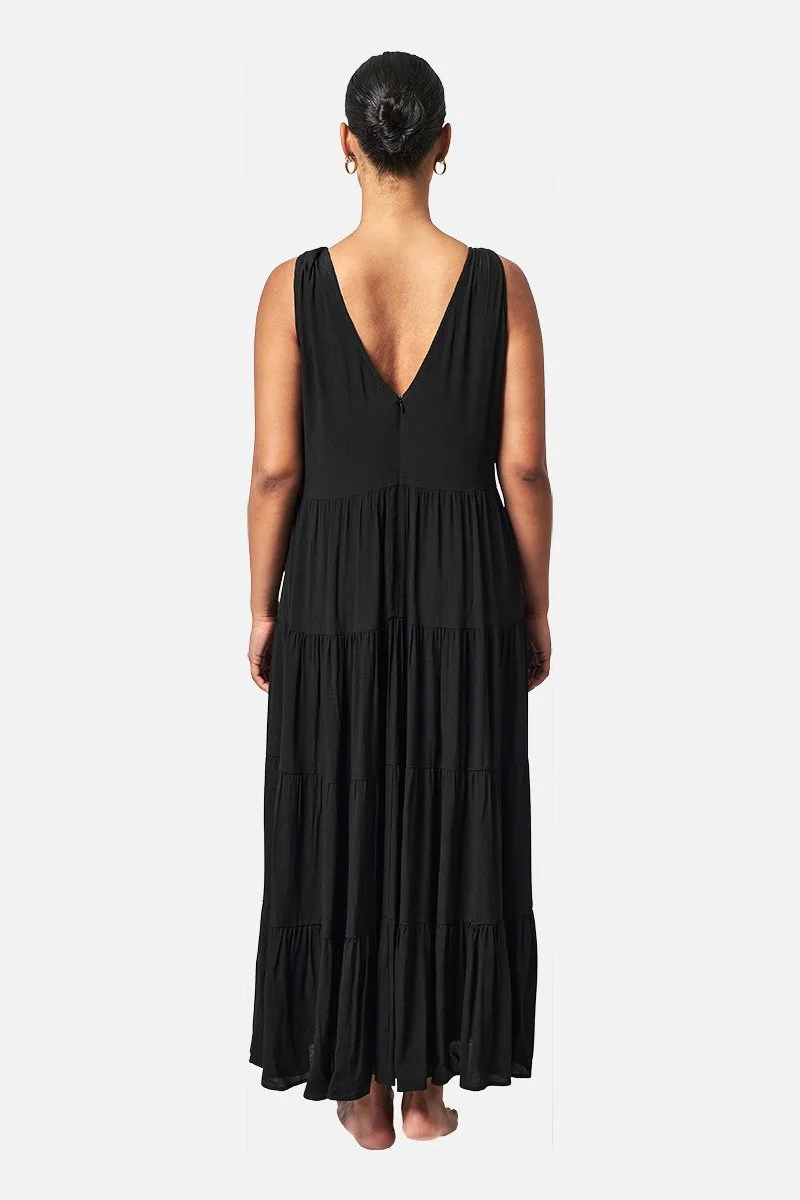 Swing Maxi Dress BLACK