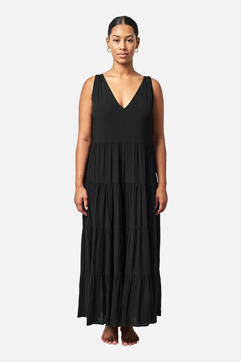 Swing Maxi Dress BLACK
