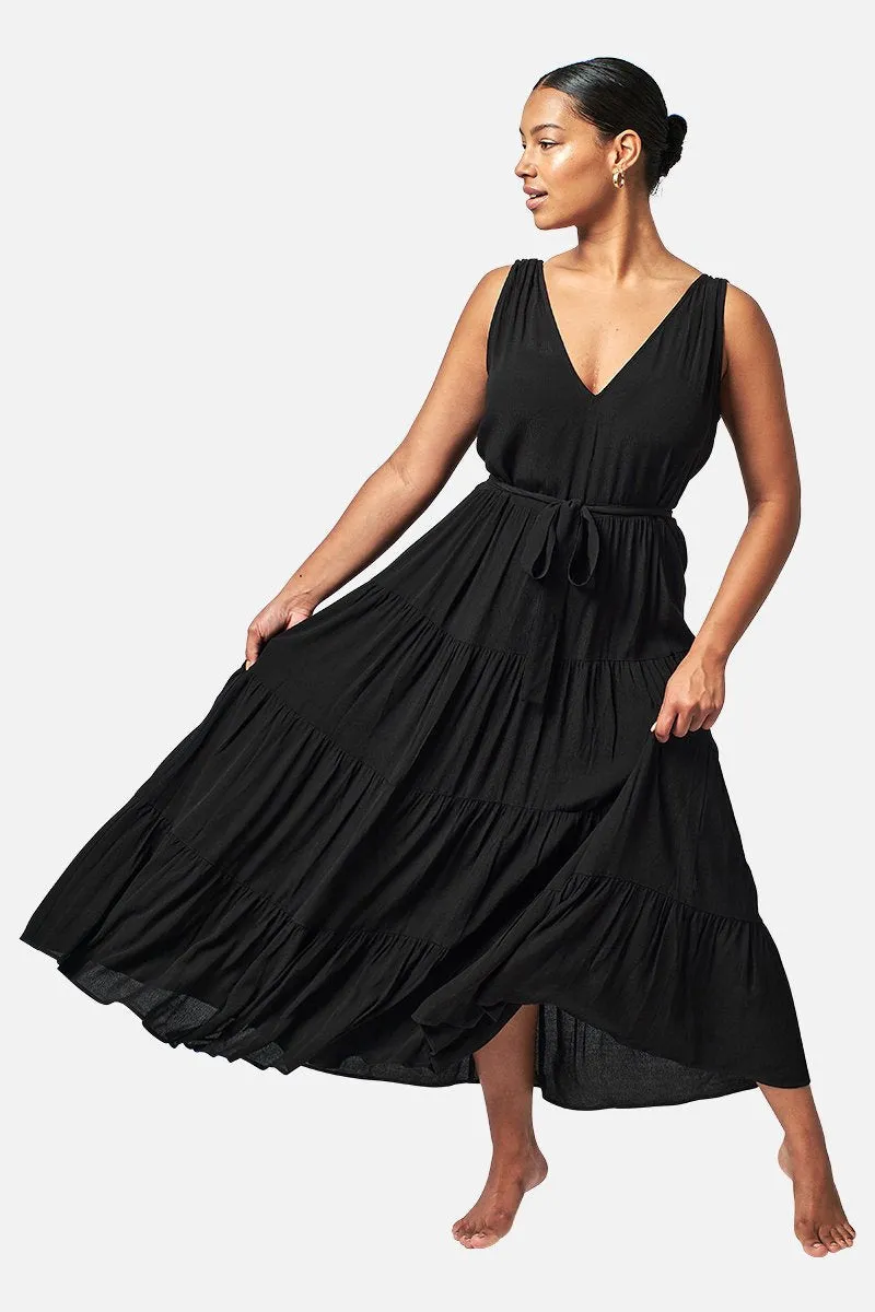 Swing Maxi Dress BLACK