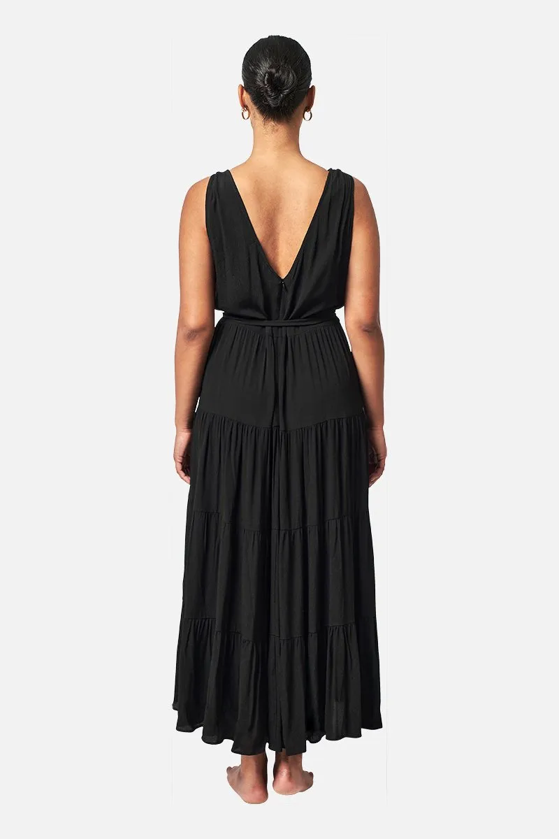 Swing Maxi Dress BLACK