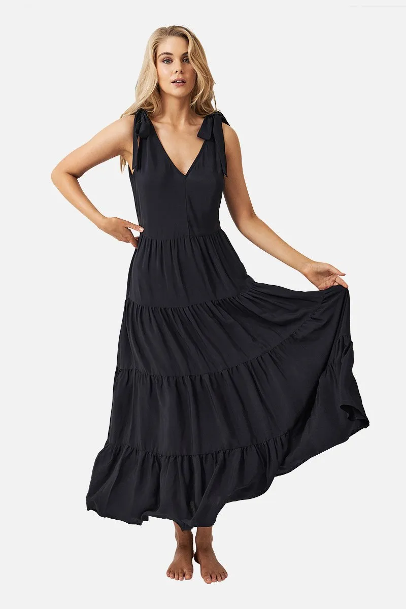 Swing Maxi Dress BLACK