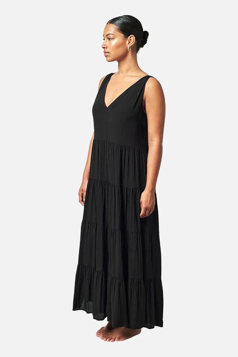 Swing Maxi Dress BLACK