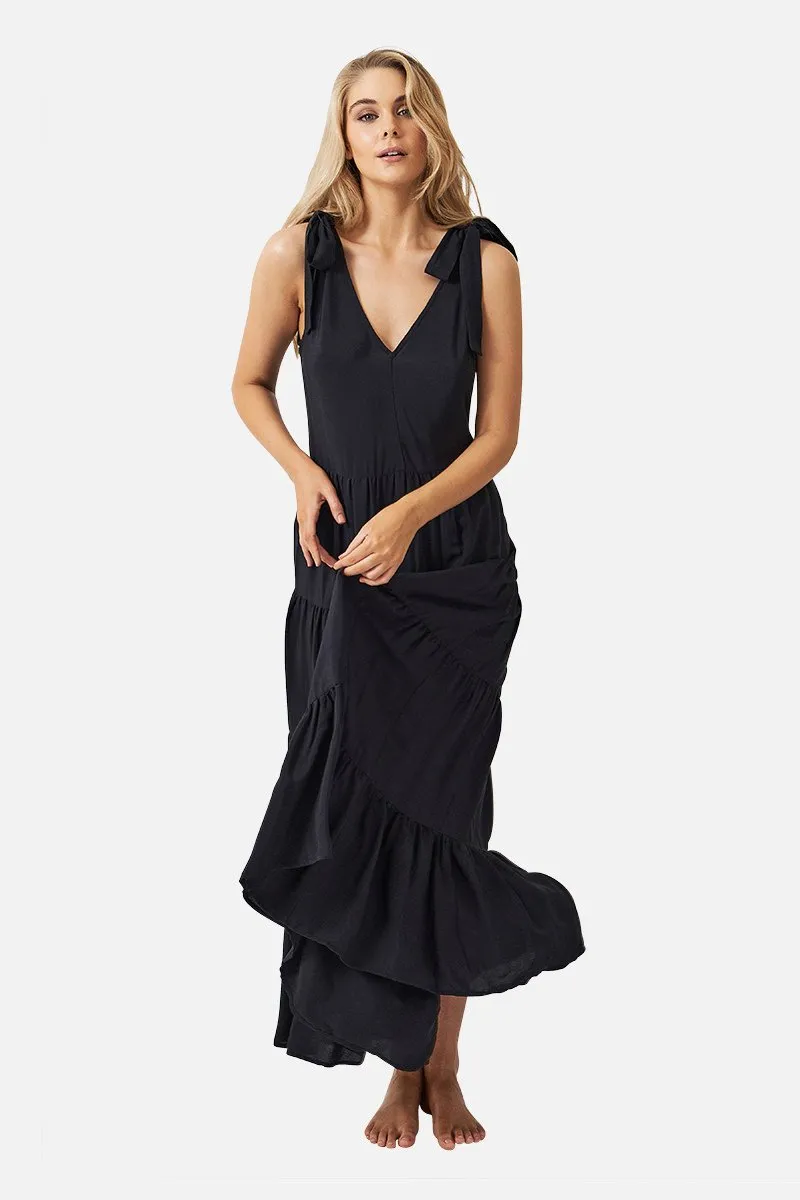 Swing Maxi Dress BLACK
