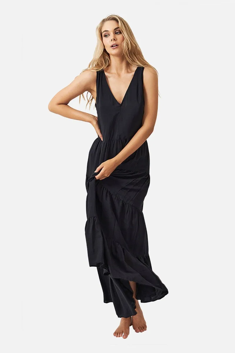 Swing Maxi Dress BLACK