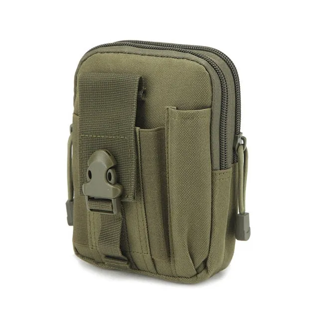 Tactical Molle Pouch Belt Waist Pack Bag Running Travel Camping