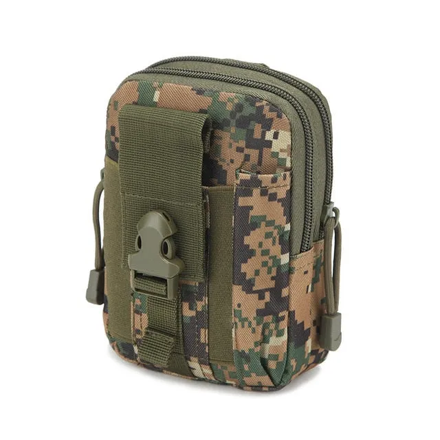 Tactical Molle Pouch Belt Waist Pack Bag Running Travel Camping