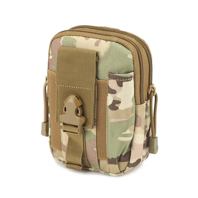 Tactical Molle Pouch Belt Waist Pack Bag Running Travel Camping