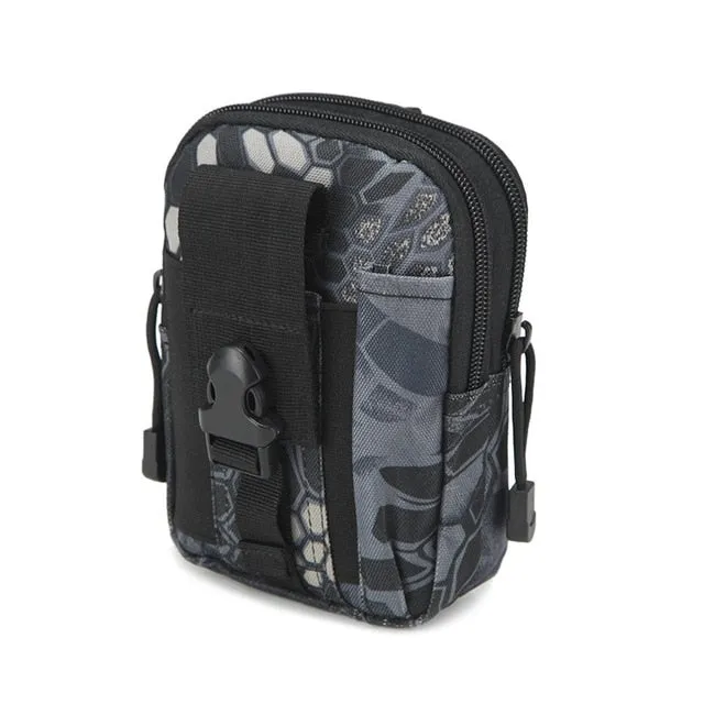 Tactical Molle Pouch Belt Waist Pack Bag Running Travel Camping