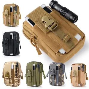 Tactical Molle Pouch Belt Waist Pack Bag Running Travel Camping