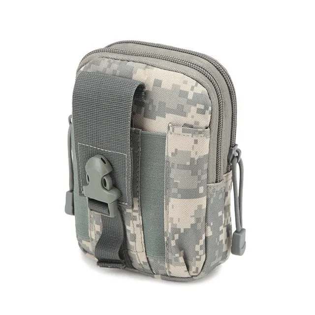 Tactical Molle Pouch Belt Waist Pack Bag Running Travel Camping