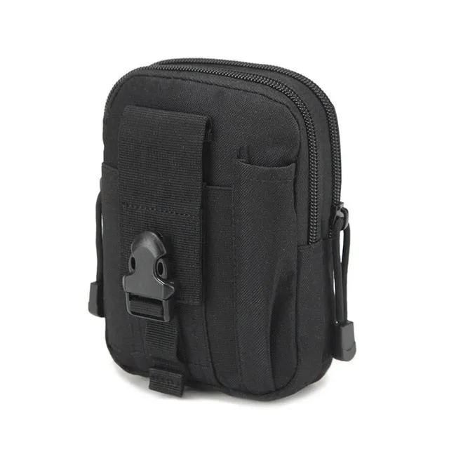 Tactical Molle Pouch Belt Waist Pack Bag Running Travel Camping