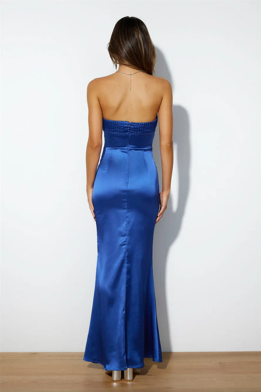 Take A Ride Maxi Dress Blue