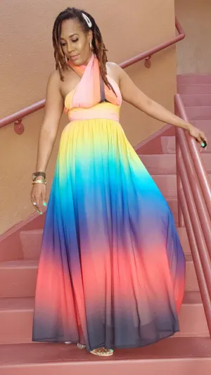 Taste The Rainbow Maxi Dress