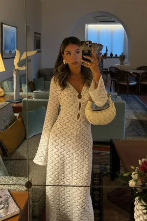 Tatiana Crochet O Ring Maxi Dress