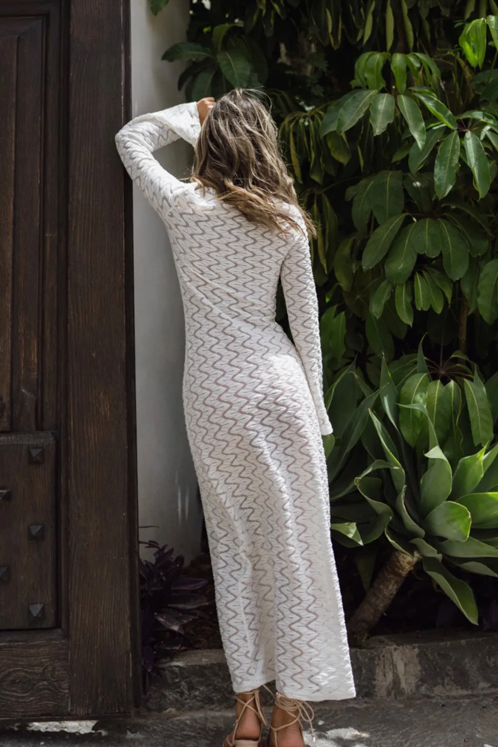 Tatiana Crochet O Ring Maxi Dress
