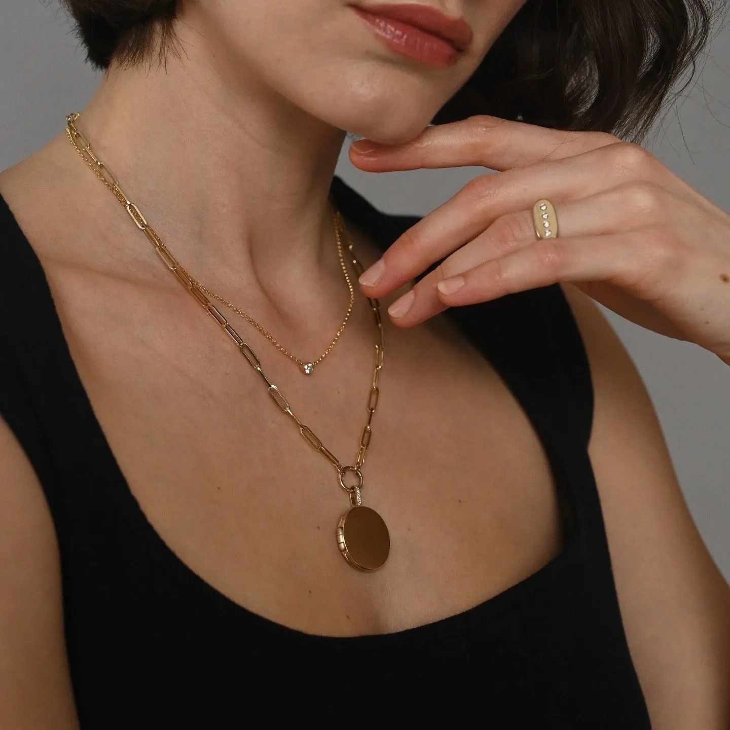 The 3/8 ct Diamond Solitare Necklace