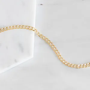 The Bold Curb Chain Bracelet | Yellow Gold Filled