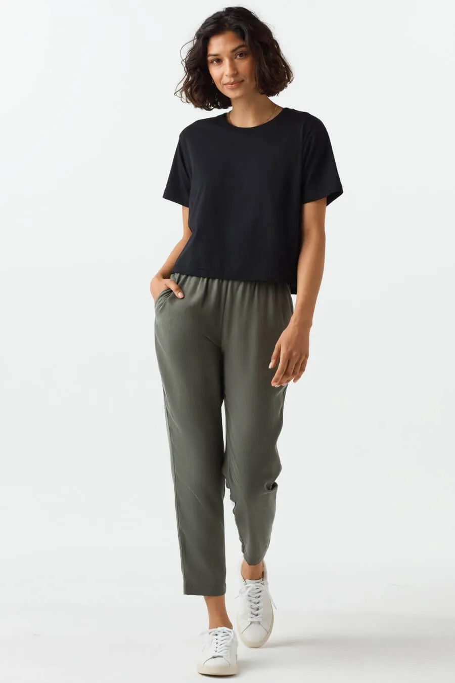 The Boxy Cropped Tee