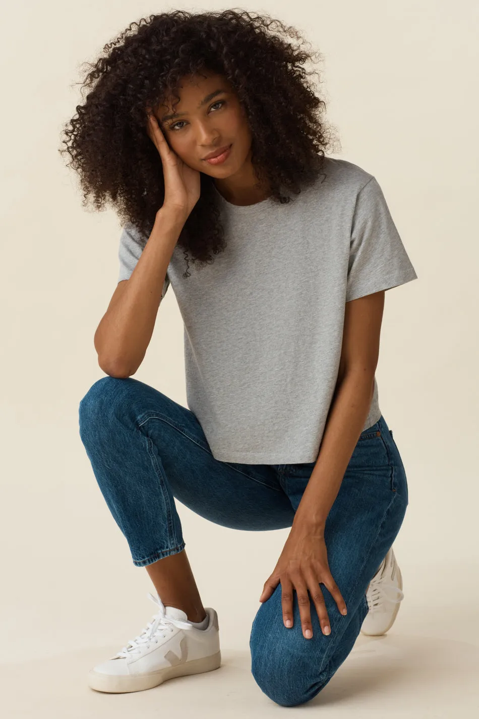 The Boxy Cropped Tee