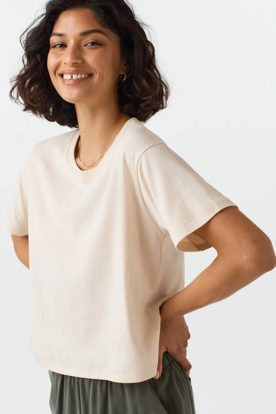 The Boxy Cropped Tee