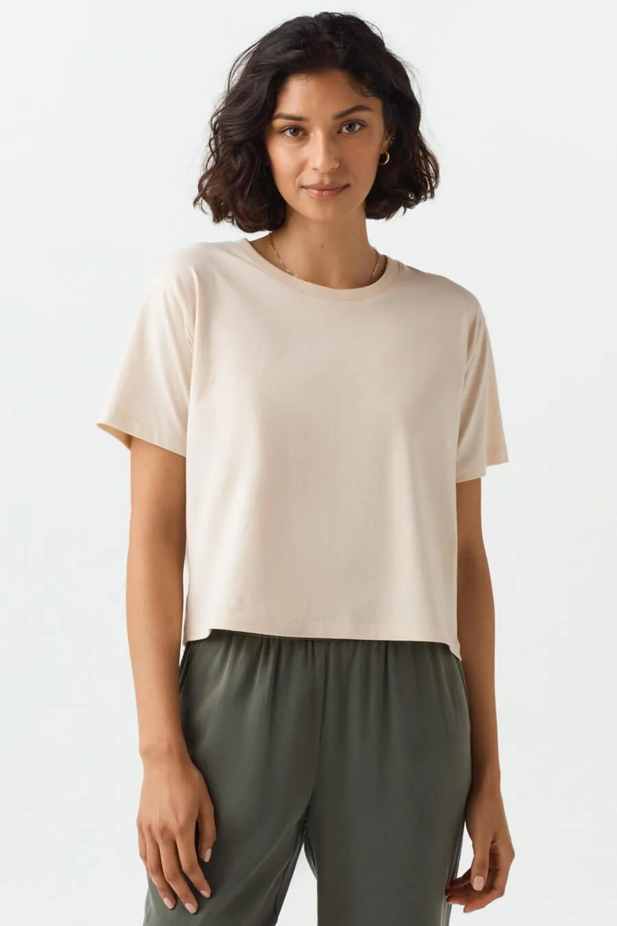 The Boxy Cropped Tee