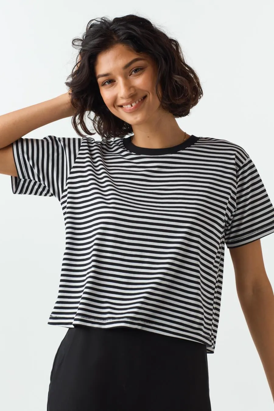 The Boxy Cropped Tee