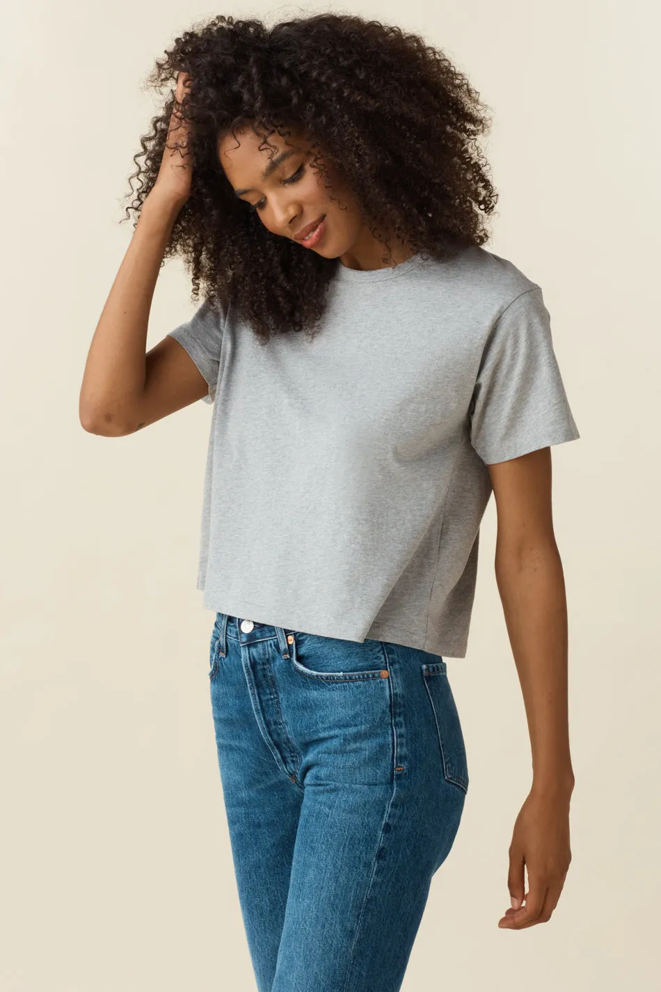 The Boxy Cropped Tee